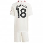 Günstige Fußballtrikots Manchester United Casemiro 18 Kinder 3rd trikot 2023-24 Kurzarm